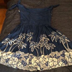 Vintage handmade tiki cocktail dress